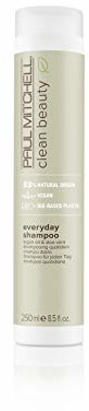 Paul Mitchell Clean Beauty Everyday szampon wegański szampon do wszystkich rodzajów włosów, codzienna pielęgnacja włosów z olejkiem arganowym 250 ml