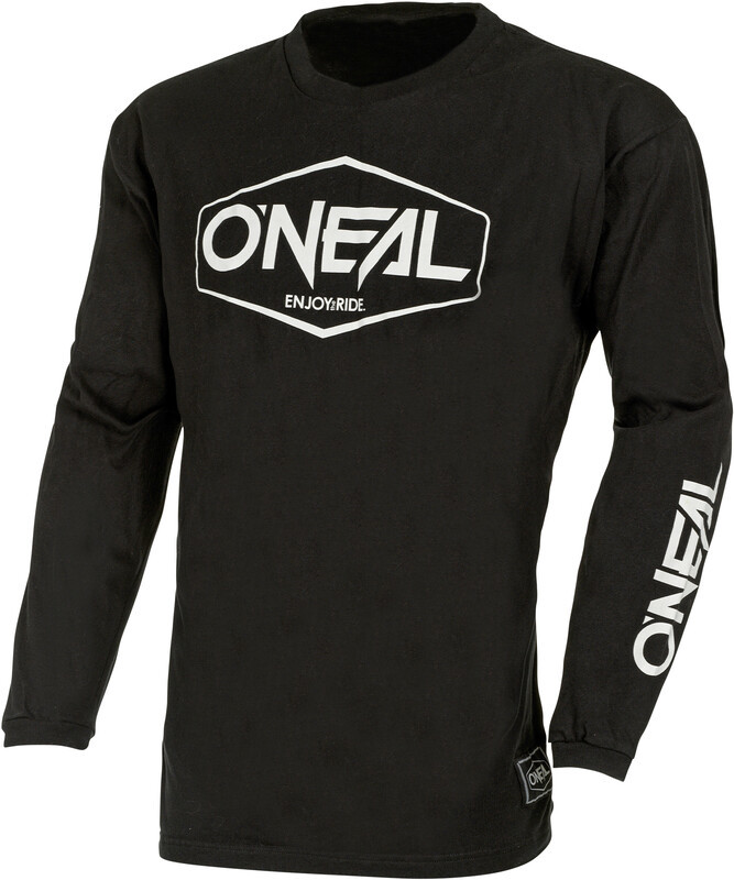 O'Neal O'Neal Element LS Cotton Jersey Youth, czarny/biały XL | 147-152 2022 Koszulki z długim rękawem E03S-015