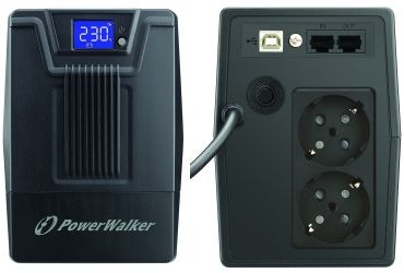 PowerWalker Zasilacz UPS awaryjny 600VA/360W VI 600 SCL CZAT NA ŻYWO / DYSTRYBUTOR 10121139