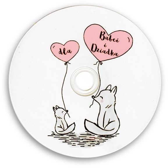 Płyta DVD TS liski dla Babci i Dziadka (DVD-R 4,7GB 16x)