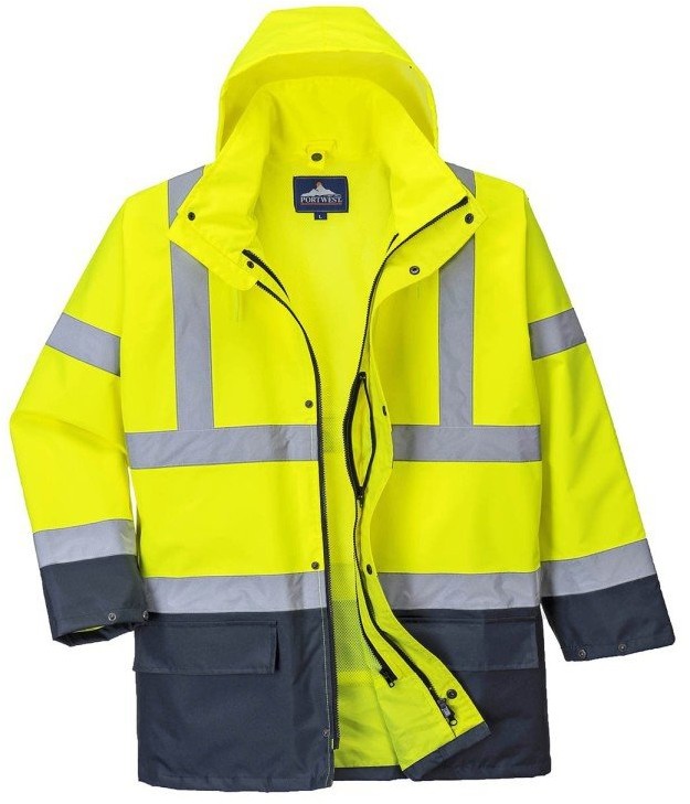KURTKA OSTRZEGAWCZA OCIEPLANA S766YNR HI-VIS 5W1 XL KUR-S766Y-XL