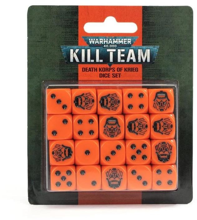 Games Workshop Kill Team: Death Korps Of Krieg Dice Set (99220105001) 102-83