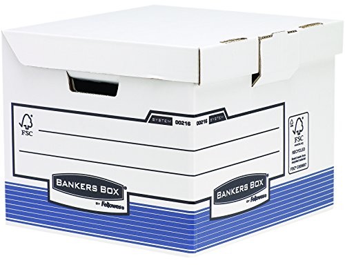 BANKERS BOX Bankers Box by Fellowes Prima pokrywa z klapką Box Sześcian Niebieski/biały 0021601