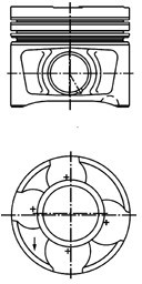 KOLBENSCHMIDT Tłok KOLBENSCHMIDT 40356600