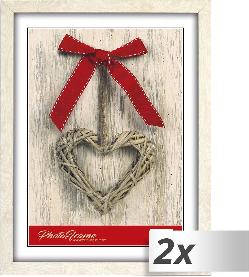 ZEP Ramka Stowarzyszenie do Popierania Życia Uniwersaln 1x2 Photo Frame white 15x20 Resin Frame M483W M483W