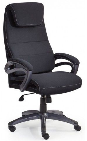 Fotel Czarny Nowoczesny Biurowy E8-M18