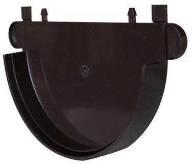 Scala Plastics Zaślepka rynnowa G125 BRĄZ