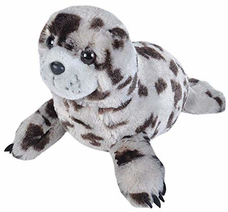 Wild Republic Harbor Seal pluszowe pluszowe pluszowe zabawki do przytulania, prezenty dla dzieci 30 cm 22482