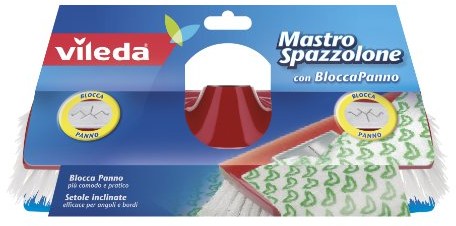 Vileda mastrospazzolone notebook, z włosiem pochylonej i system bloccapanno 129414