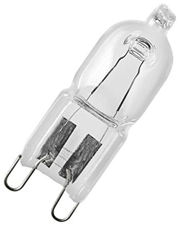 Osram halogenowa lampa z wtykaną oprawką, HaloPin, oprawka G9, ściemniana, 20 W zamiast 25 W, ciepła biel, 2700 K, zestaw 10 sztuk, ciepła biel, 1 szt. w opakowaniu 2051710