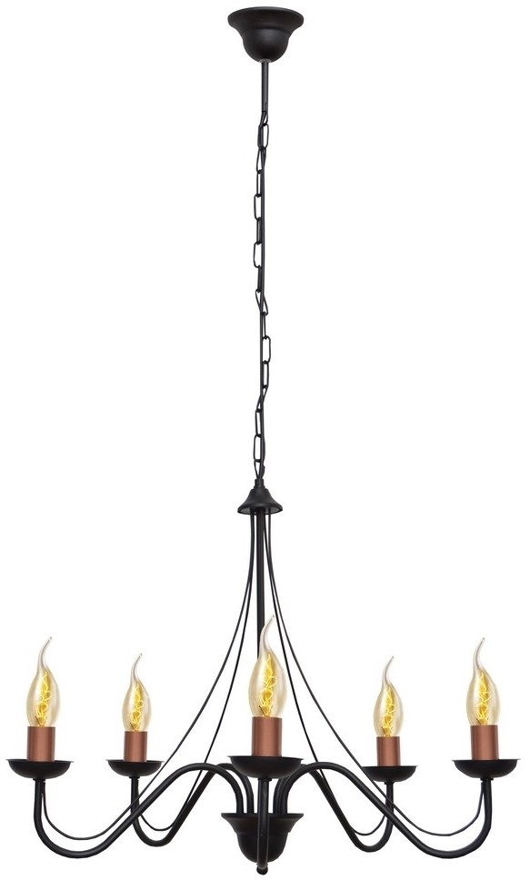 Helam Żyrandol na łańcuchu MALBO 5xE14/60W/230V