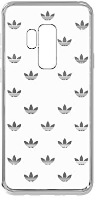 adidas Adidas 30226 Originals Moulded Hard Cover trefoil logo do Samsung Galaxy G965 S9 Plus, srebrny Przezroczyste 30226