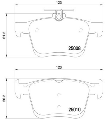 BREMBO P 85 125X P 85 125X