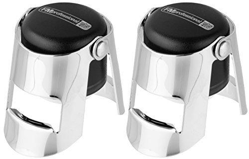 FMprofessional Zamek fmprofessional 21416 do szampana, stal, czarna, 50 x 50 x 20 cm 21416