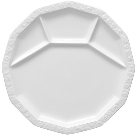 Rosenthal talerz 10430  800001  15313  Maria Fondue/grill 28 cm, biały 10430-800001-15313