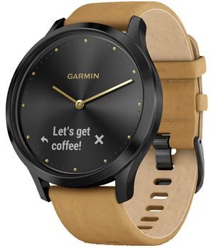 Garmin Vivomove HR Premium czarno-beżowy