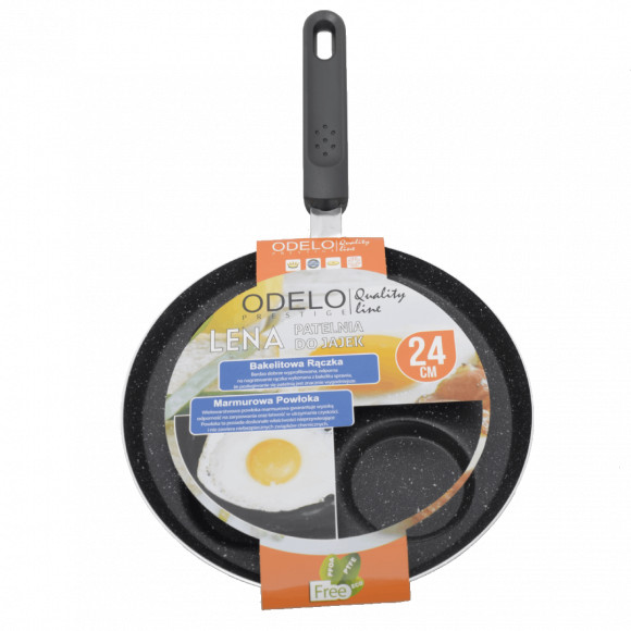 Odelo LENA PATELNIA DO JAJEK 24 CM Z POWŁOKĄ MARMURKOWĄ OD1611 OD1611