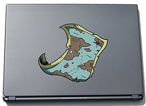 pinkelephant naklejka na laptopa Naklejka na laptop skin misc1-pirates6  piraci card  150 X 178 MM lap-Misc1-Pirates6-150