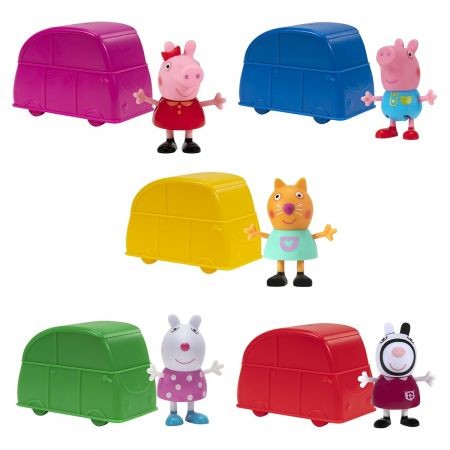 TM Toys Świnka Peppa. Figurka z autkiem, mix wzorów