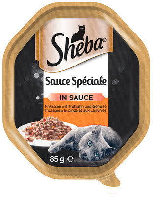 Sheba Sauce Speciale 85gx22 z Indykiem i Warzywami mokra karma w sosie