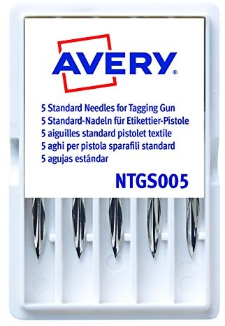 AVERY Avery NTGS005 Standardowe igły do pistoletu do oznaczania - etui 5 NTGS005