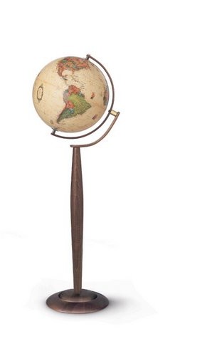 Nova Rico Sylvia Antiquus globus podświetlany stylizowany, kula 37 cm