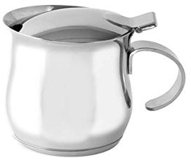 HABI habi dzbanek do espresso A podawania, 450 ML, ze stali nierdzewnej, 12 x 9 x 9 cm 8804