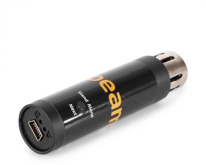 Beamz SUSHI-DS, interfejs DMX do sterowania oświetleniem, z oprogramowaniem, 128 kanałów DMX Sky-154.100