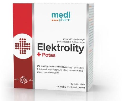 WELLMEDICA SP. Z O.O. Medi Pharm  Elektrolity + Potas  10 saszetek