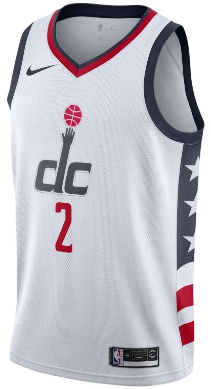 Nike Koszulka męska NBA Swingman John Wall Wizards City Edition - Biel AV4678-101