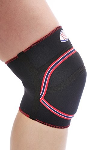 PRO TSM Sport bandaż na kolano z wyściełanymi krótkie, XL, 3557 3557-XL_XL