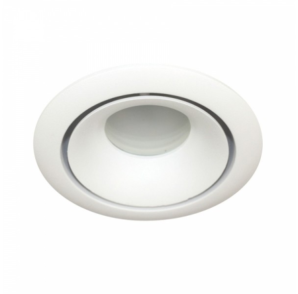 Light&More LM 830 WH OPRAWA HALOGENOWA LED WPUSZCZANA OCZKO BIAŁY PAR16 MR16 GU10 GU5,3 HERMETYCZNA IP65 LM 830 WH