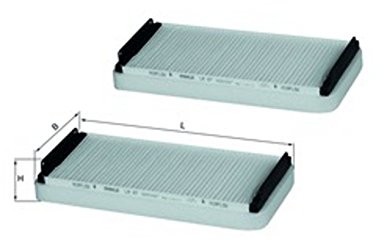 Mahle Knecht Knecht Filtr LA 47/S, powietrze wewnętrzne LA 47/S