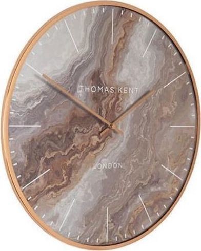 NoName zegar ścienny Oyster 68 cm stal bursztyn/złoto twm_541158
