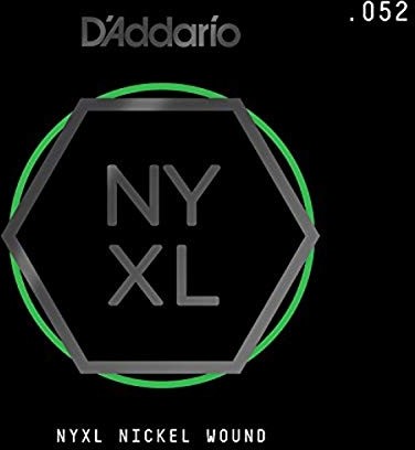DAddario NYNW052 NYXL niklowa ranna gitara elektryczna pojedyncza struna NYNW052