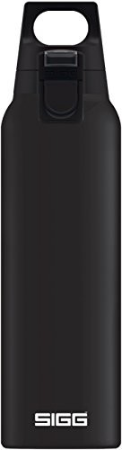 Sigg Hot i Cold One Black Thermo-butelki ze stali nierdzewnej Bez BPA próżniowe izolowana butelka do picia, czarna, 0.5 L 8694.20