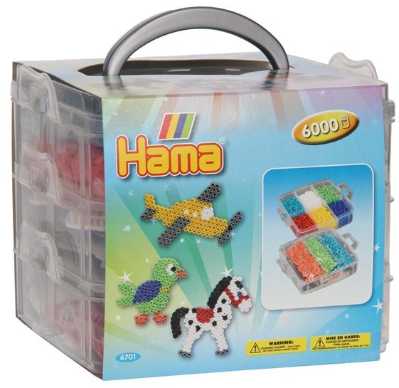 Hama ironing set in Sorteerbak 6000st. 6701