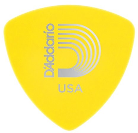 Planet Waves 2DYL3-10 picks Duralin Picks Yellow 10 Picks Wide Shape in Light/Medium 2DYL3-10