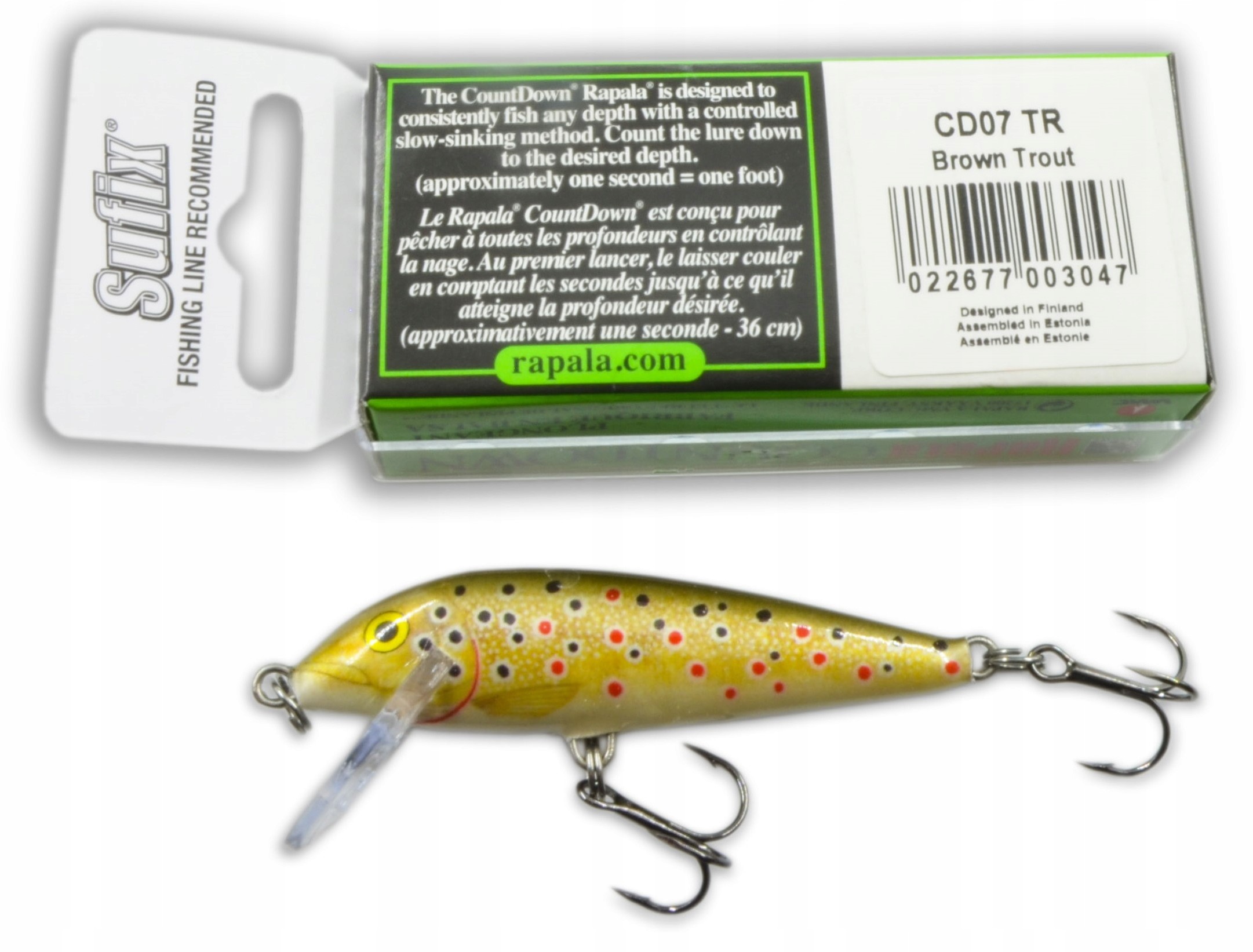 Rapala Wobler Countdown Na Szczupaka ! [7cm /8g]