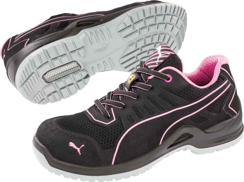 Puma Puma Profesjonalne Obuwie Damskie Ochronne Robocze Puma FUSE TC PINK WNS LOW 644110 S1P ESD SRC 15110-uniw