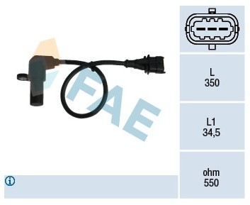 FAE Czujnik prędkożci obrotowej, sterowanie silnikiem 79069