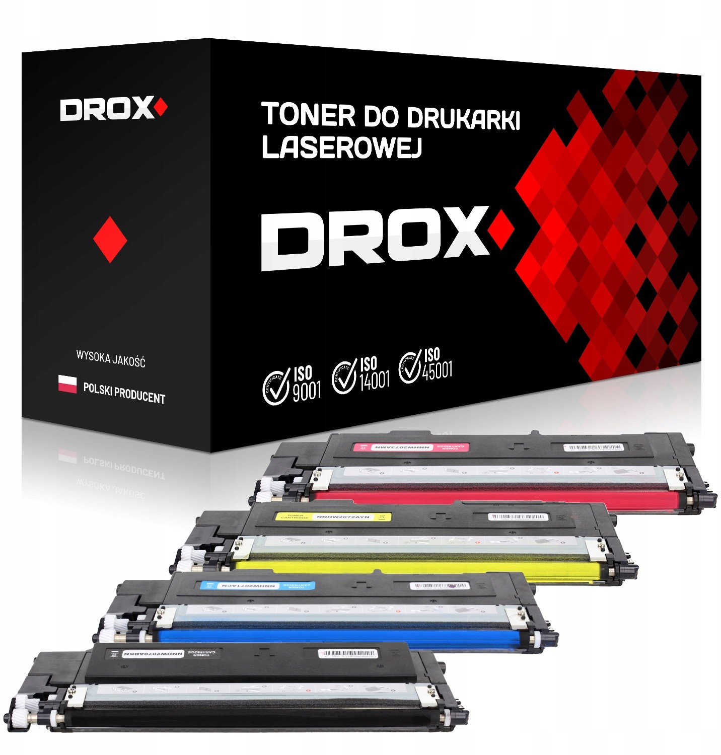 4x tonery 117a Cmyk W2070a W2071 W2072 W2073