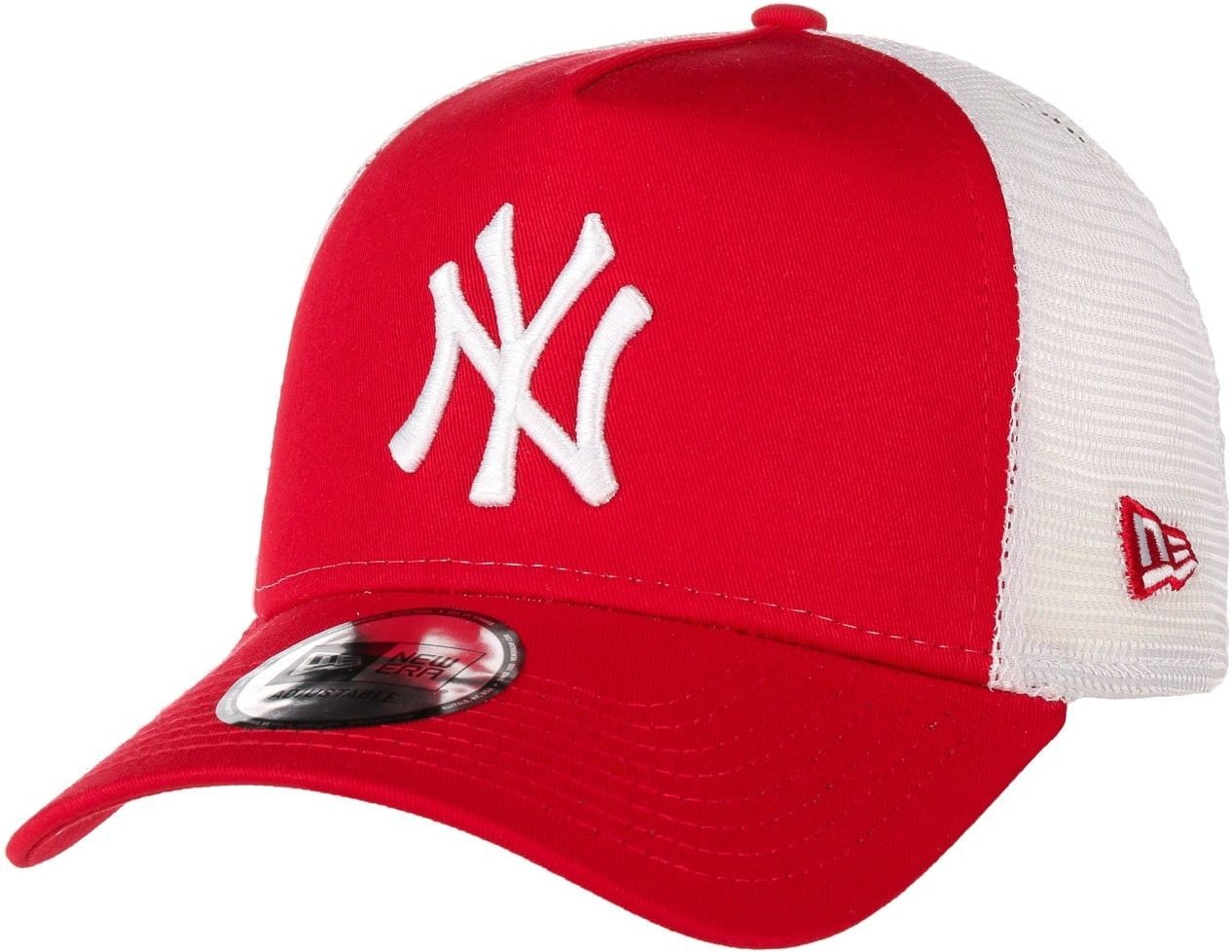 New Era Czapka Clean Twotone Yankees Trucker by czerwony, One Size