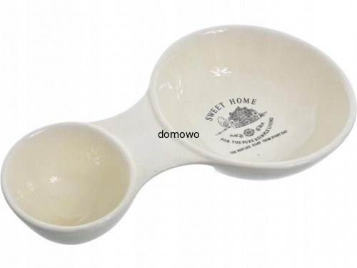 PÓŁMISEK SALATERKA NA DIPY CERAMICZNA SWEET HOME