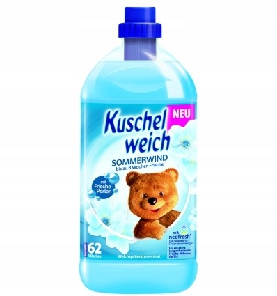 Kuschelweich płyn do płukania Sommerwind 2l 62 W