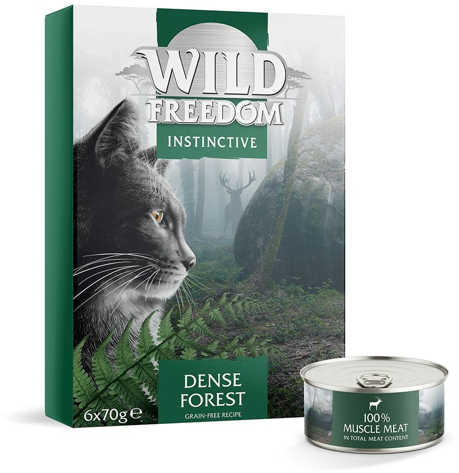 Wild Freedom Wild Freedom Adult, 6 x 70 g - Dense Forest - Jeleń