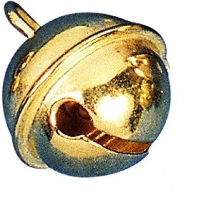 Rayher 2503306 metalowymi dzwonkami, w kształcie kuli, SB-Btl, 10 sztuki, złota, o średnicy 19 MM 2503306