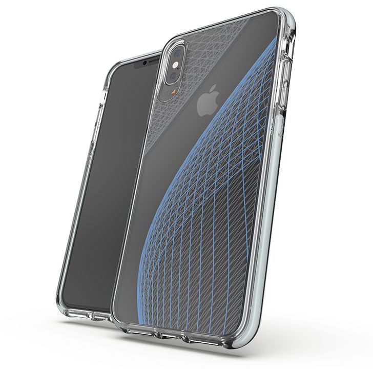 Gear4 Victoria Space - mocne etui na Apple iPhone XS Plus NIEBIESKI NA TYŁ TWORZYWO SZTUCZNE ICXLVIC03