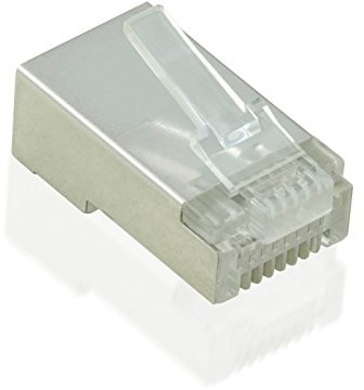 Value 21993061 Modular Plug ekranowany, Kat.5e, 10 sztuk przezroczysty 21.99.3061
