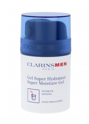 Clarins Men Super Moisture Gel żel do twarzy 50 ml dla mężczyzn